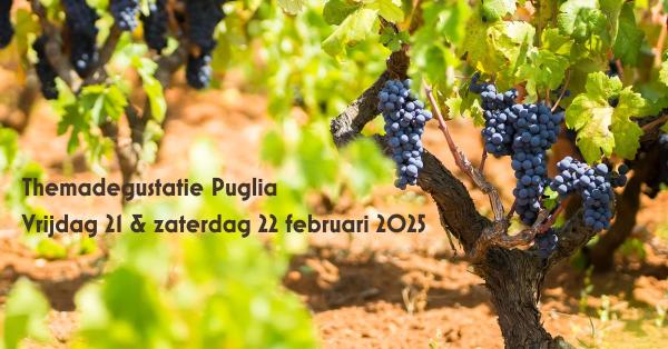 Themadegustatie Puglia 21 & 22 februari 2025
