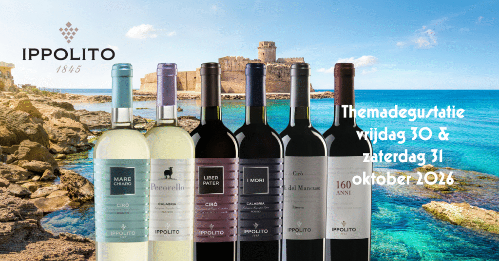 Themadegustatie Calabria 30 & 31/10 2026.